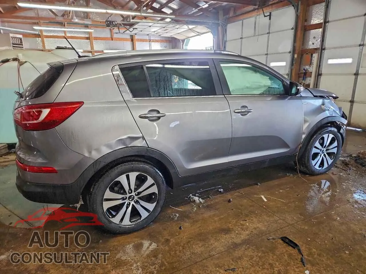 2013 KIA SPORTAGE Damaged VIN KNDPCCA20D7531056 – side profile
