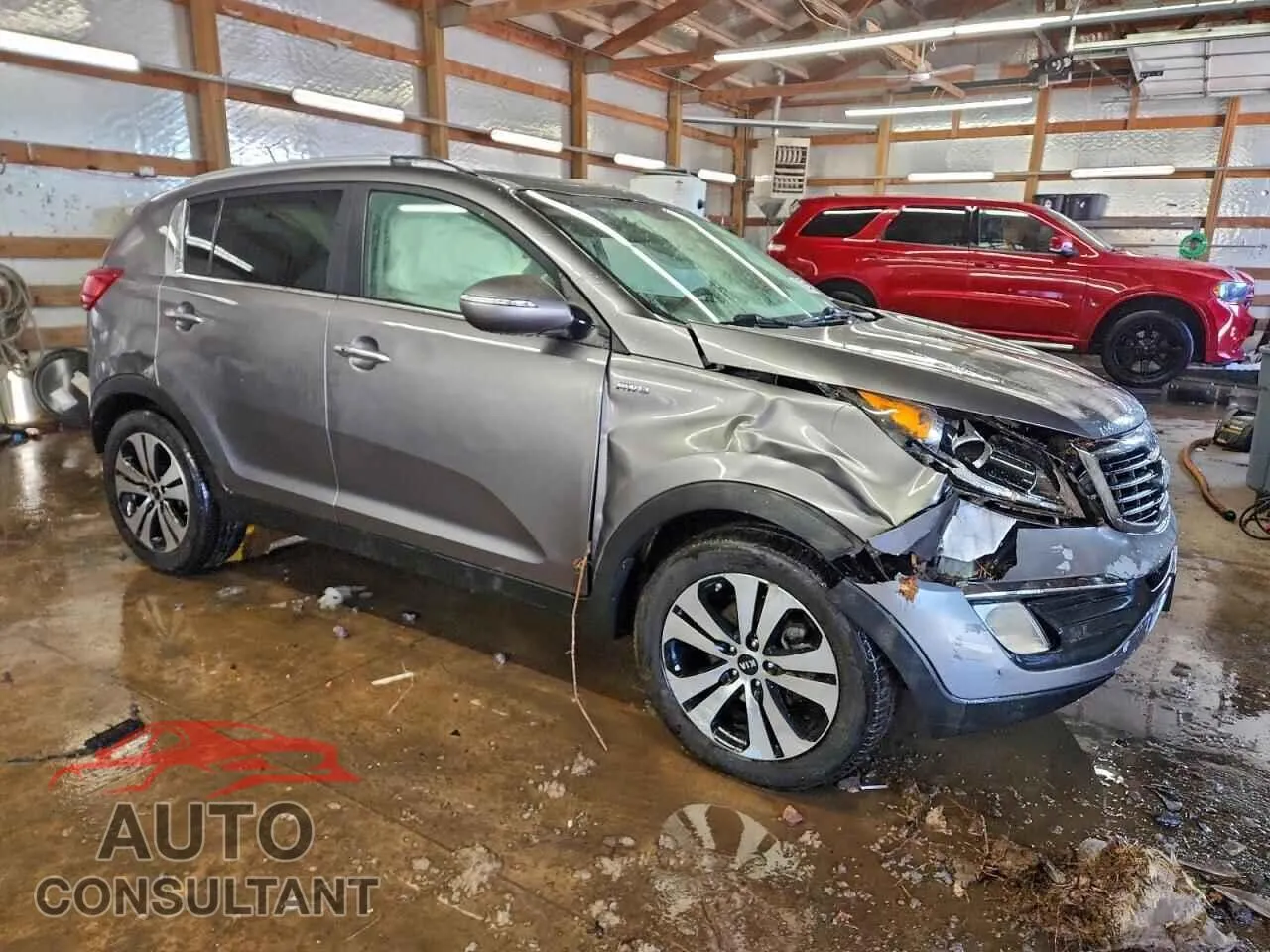 2013 KIA SPORTAGE Damaged VIN KNDPCCA20D7531056 – dashboard