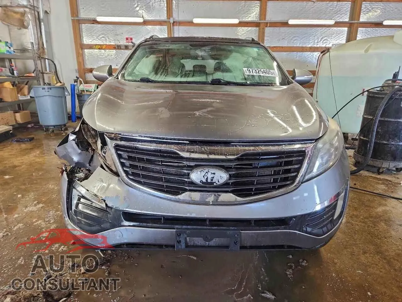 2013 KIA SPORTAGE Damaged VIN KNDPCCA20D7531056 – interior seats