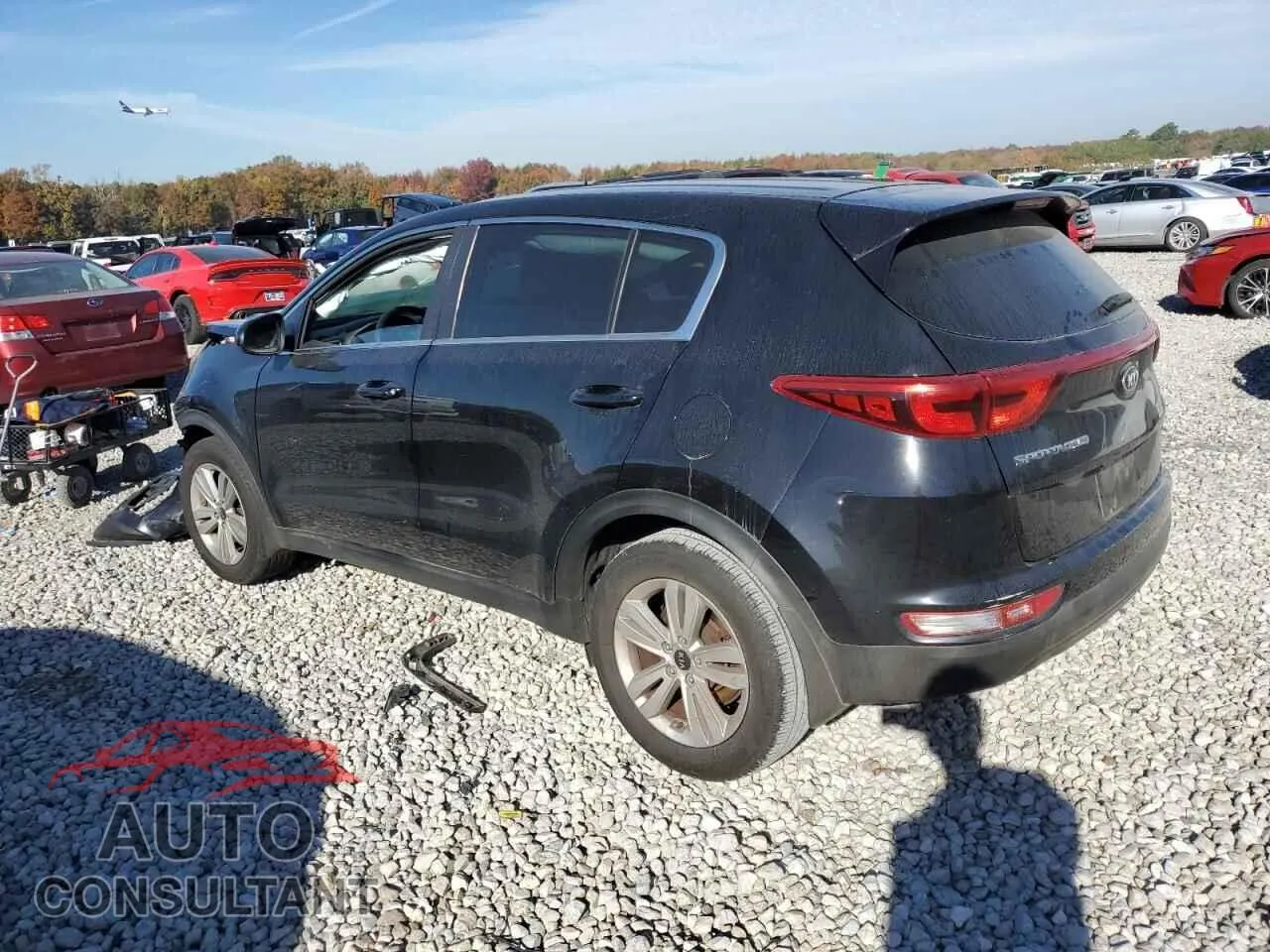 2017 KIA SPORTAGE Damaged VIN KNDPM3AC0H7220173 – rear exterior