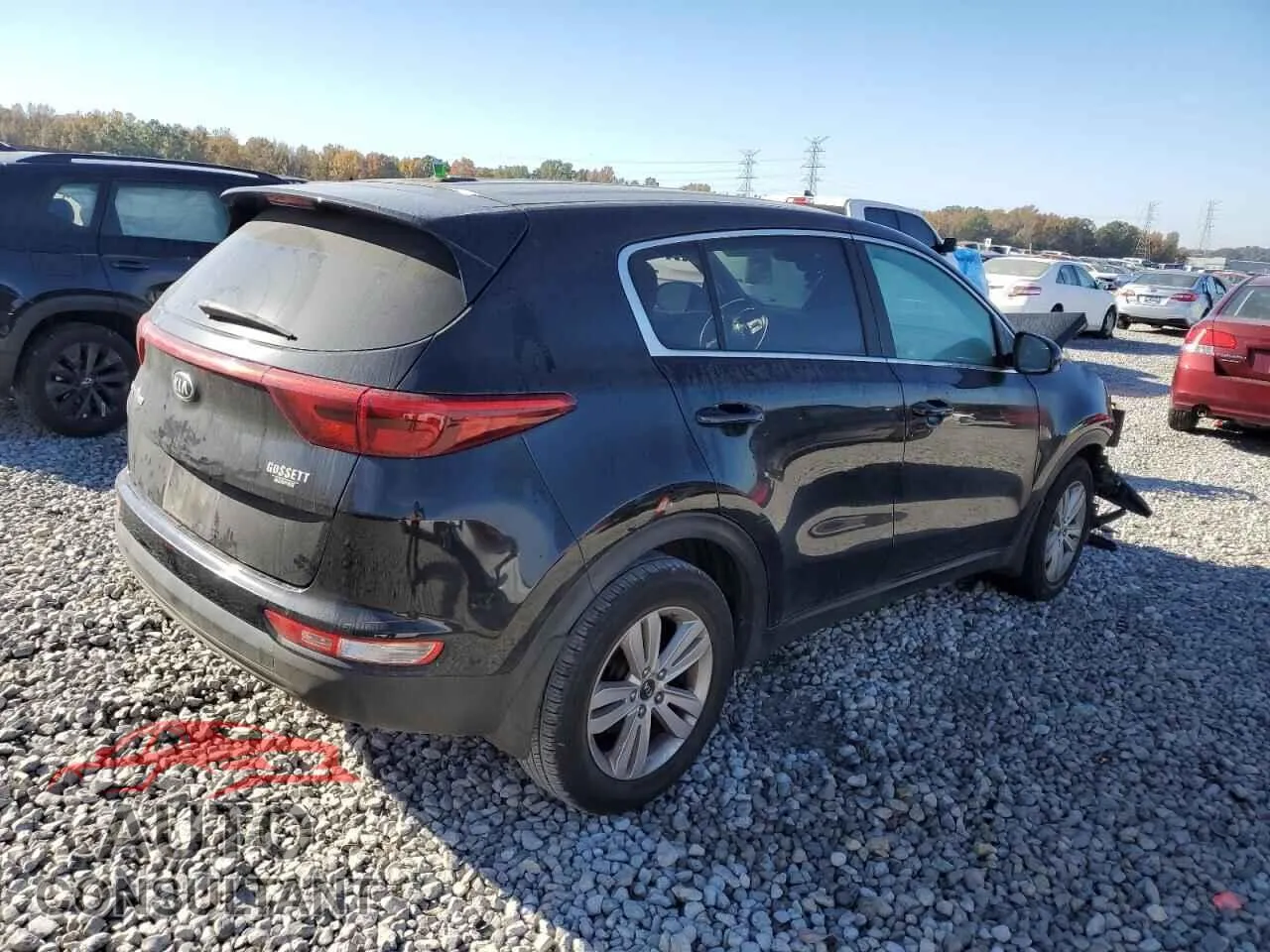 2017 KIA SPORTAGE Damaged VIN KNDPM3AC0H7220173 – side profile