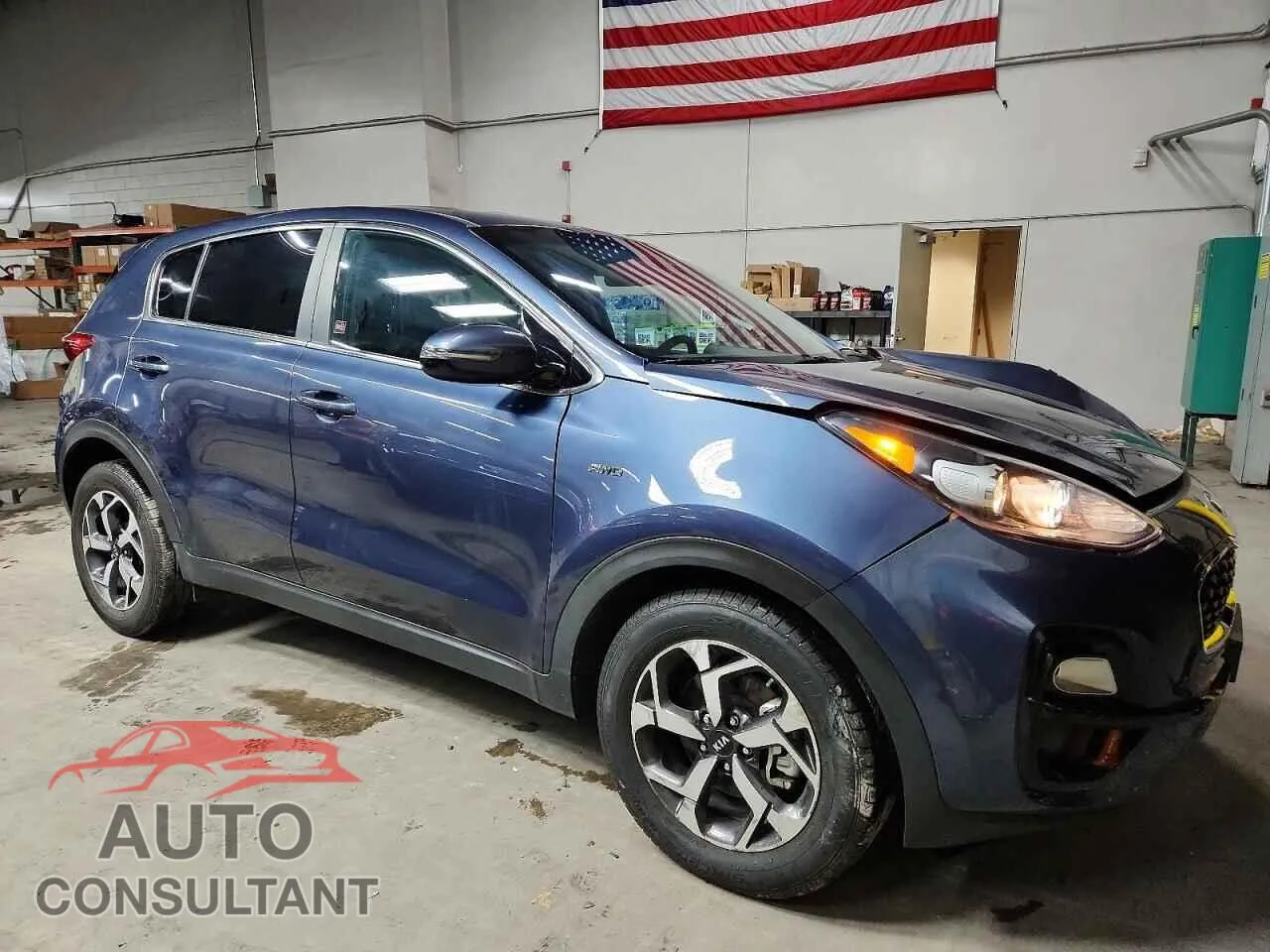 2020 KIA SPORTAGE Damaged VIN KNDPMCACXL7799102 – dashboard