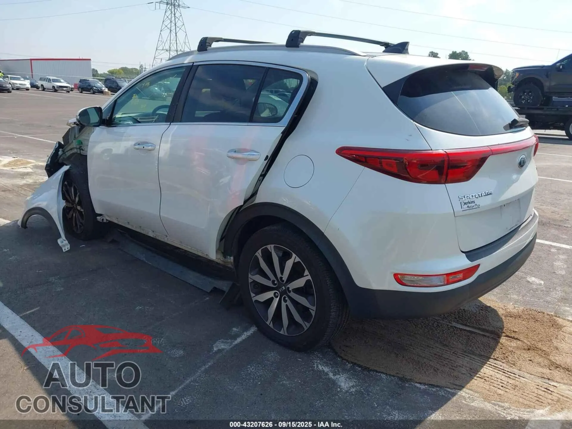 2017 KIA SPORTAGE Damaged VIN KNDPN3AC6H7285171 – side profile