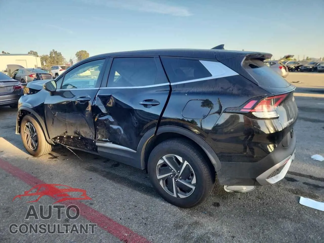 2025 KIA SPORTAGE Damaged VIN KNDPU3DG1S7238199 – rear exterior