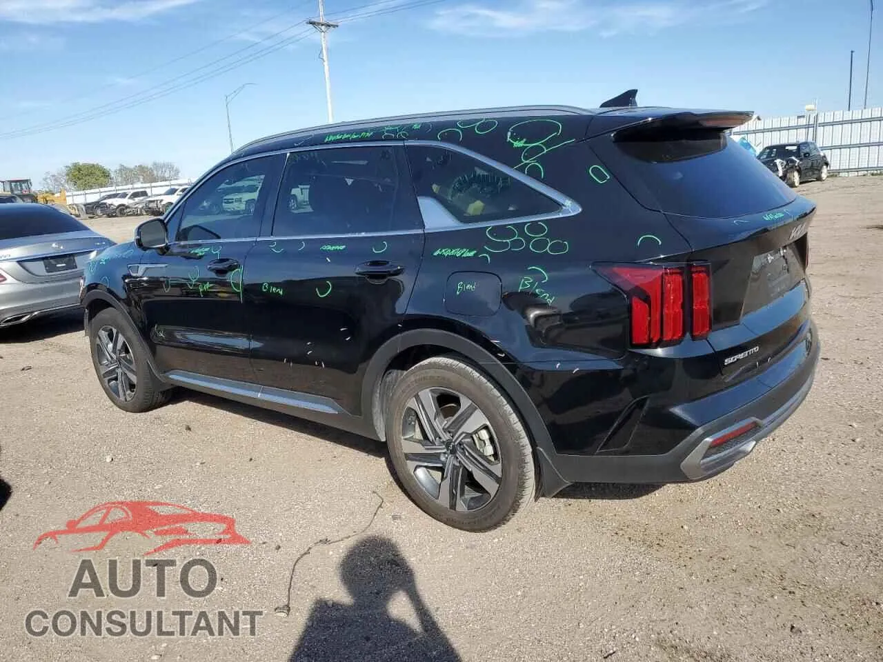 2023 KIA SORENTO Damaged VIN KNDRMDLH0P5137523 – rear exterior