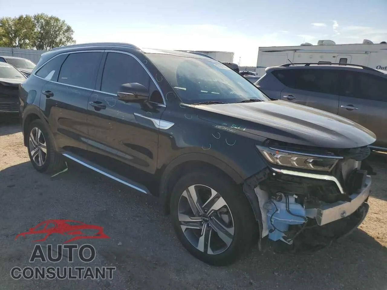 2023 KIA SORENTO Damaged VIN KNDRMDLH0P5137523 – dashboard