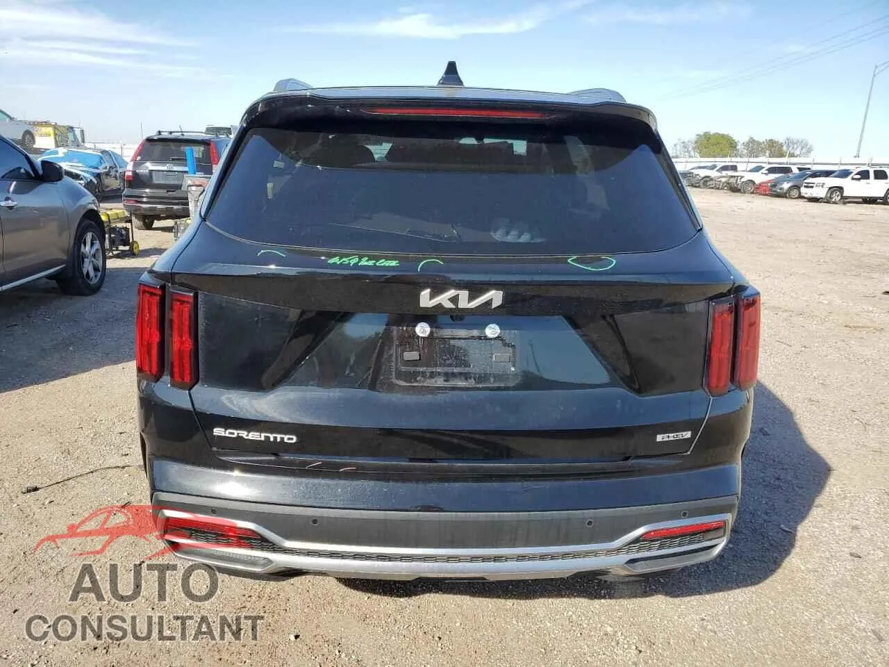 2023 KIA SORENTO Damaged VIN KNDRMDLH0P5137523 – engine bay