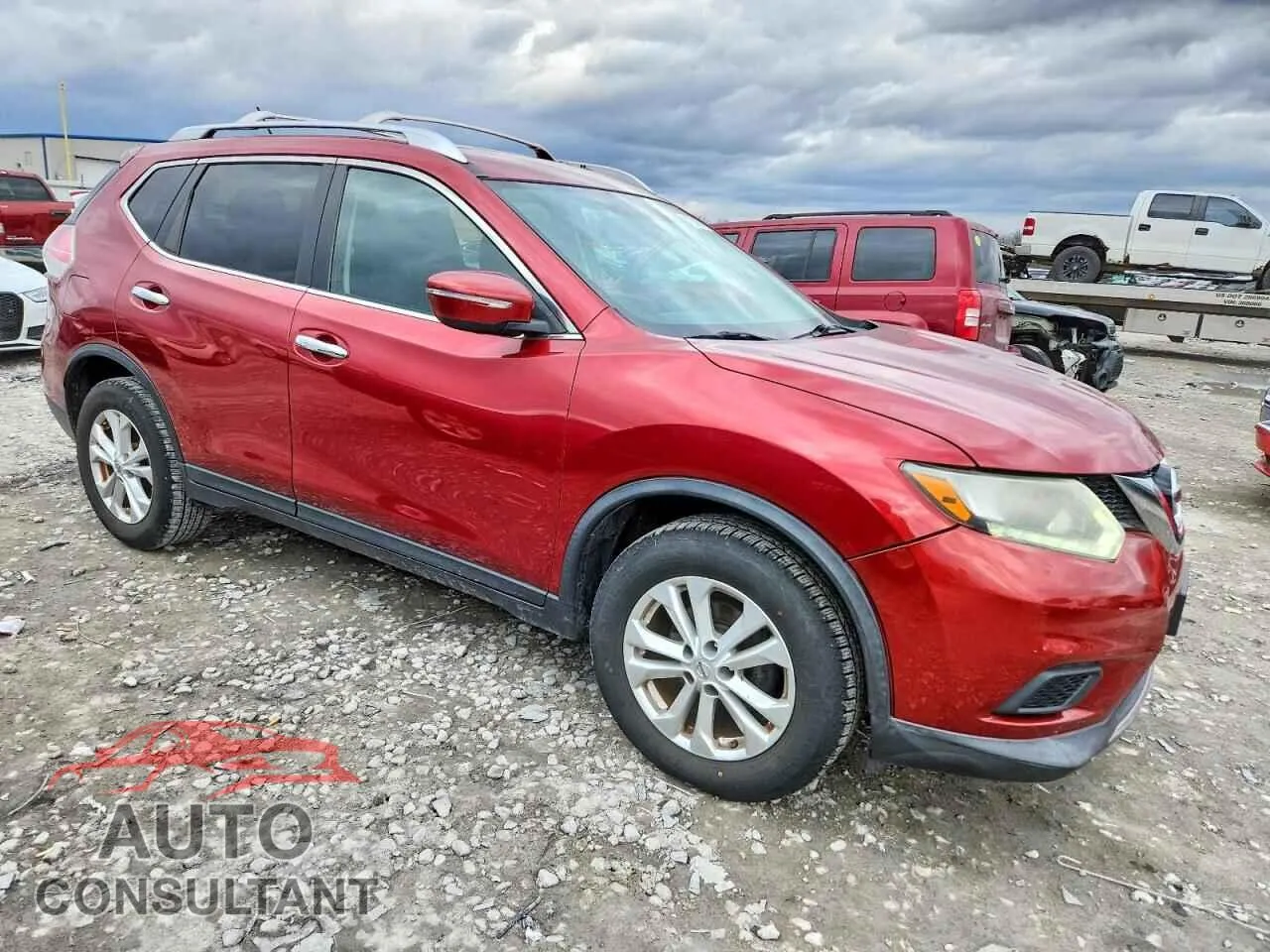 2015 NISSAN ROGUE Damaged VIN KNMAT2MT8FP530857 – dashboard