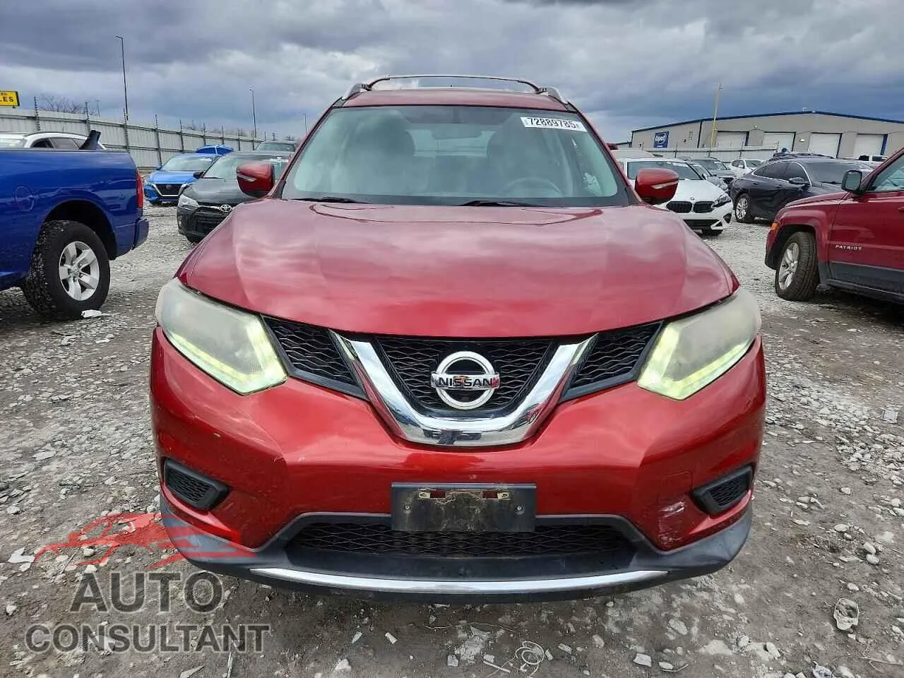 2015 NISSAN ROGUE Damaged VIN KNMAT2MT8FP530857 – interior seats