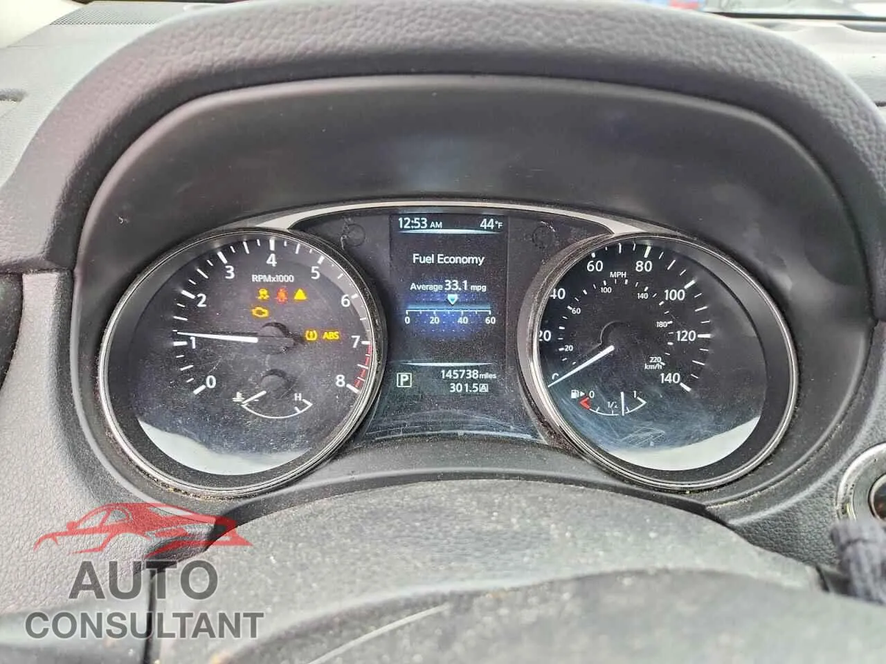 2015 NISSAN ROGUE Damaged VIN KNMAT2MT8FP530857 – trunk area