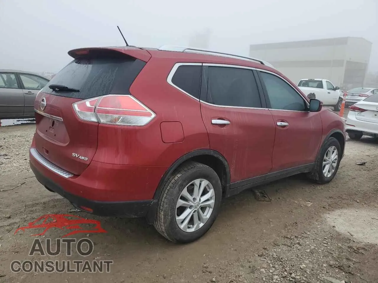 2016 NISSAN ROGUE Damaged VIN KNMAT2MV3GP668762 – side profile