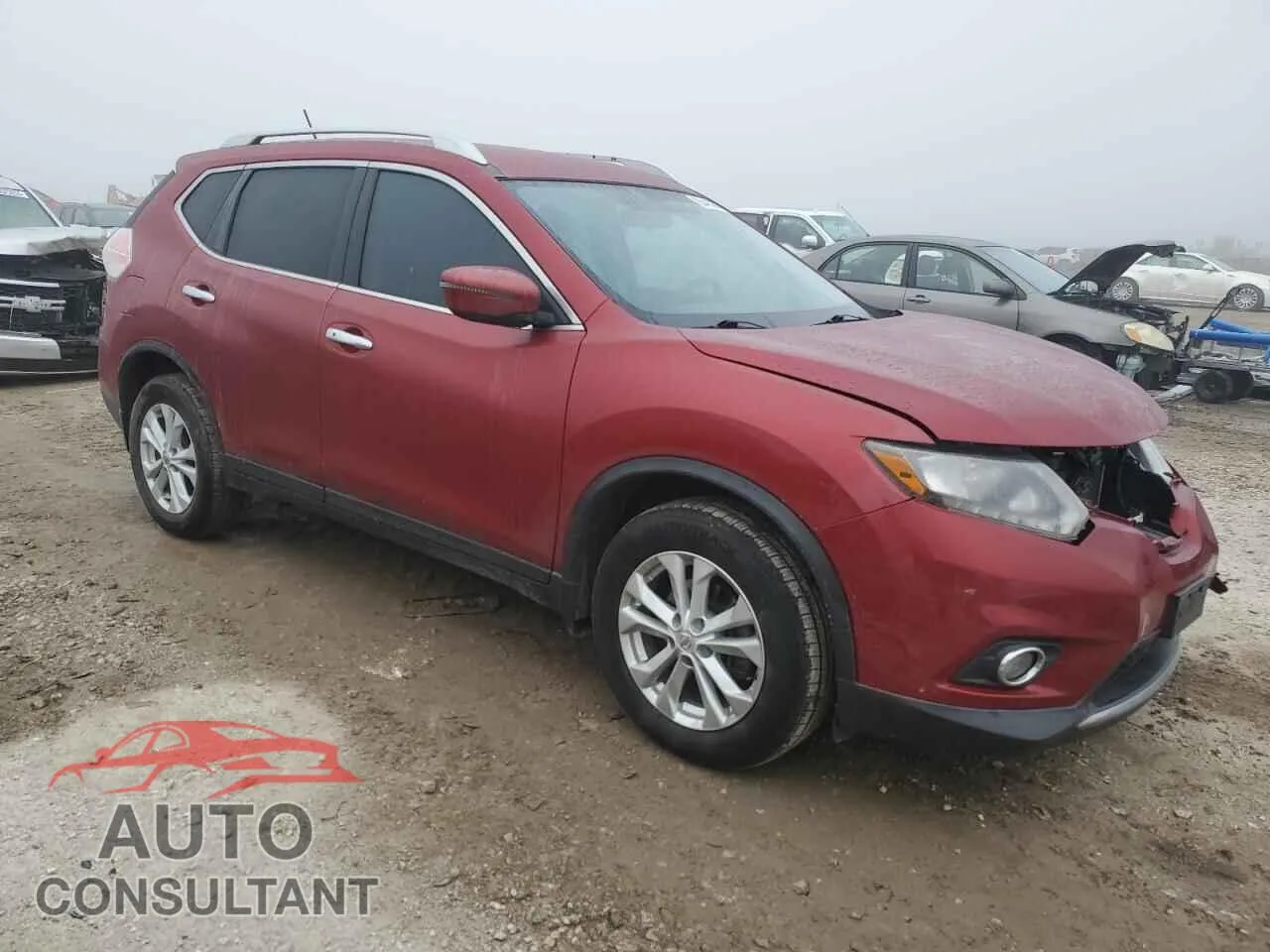 2016 NISSAN ROGUE Damaged VIN KNMAT2MV3GP668762 – dashboard