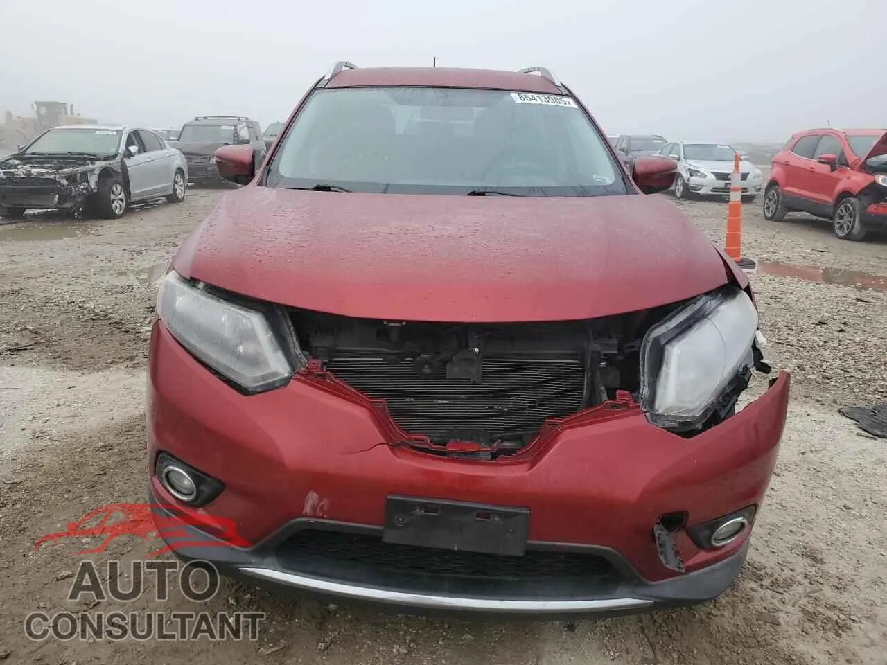 2016 NISSAN ROGUE Damaged VIN KNMAT2MV3GP668762 – interior seats