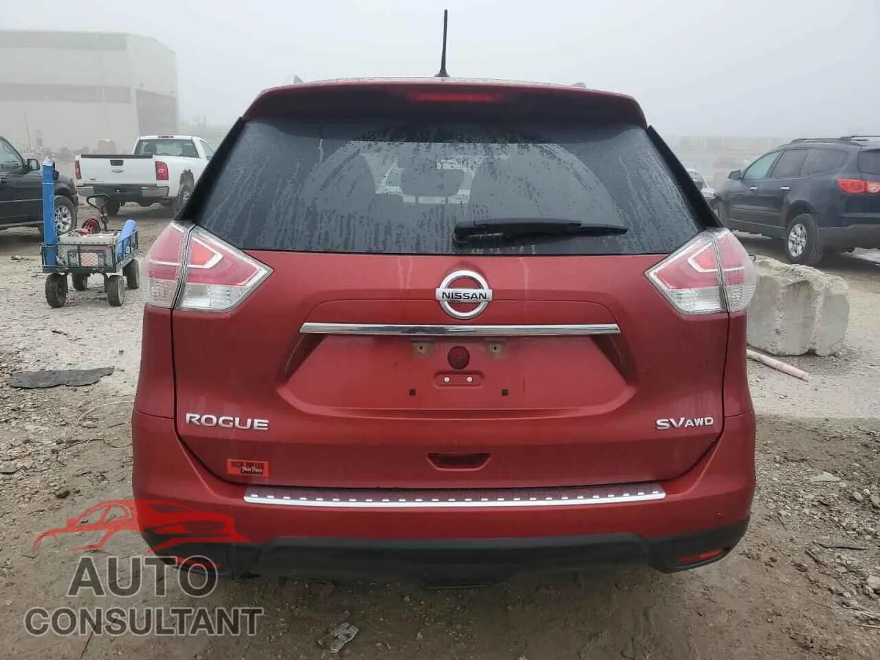 2016 NISSAN ROGUE Damaged VIN KNMAT2MV3GP668762 – engine bay