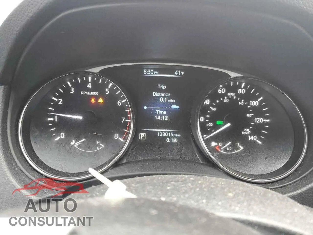 2016 NISSAN ROGUE Damaged VIN KNMAT2MV3GP668762 – trunk area