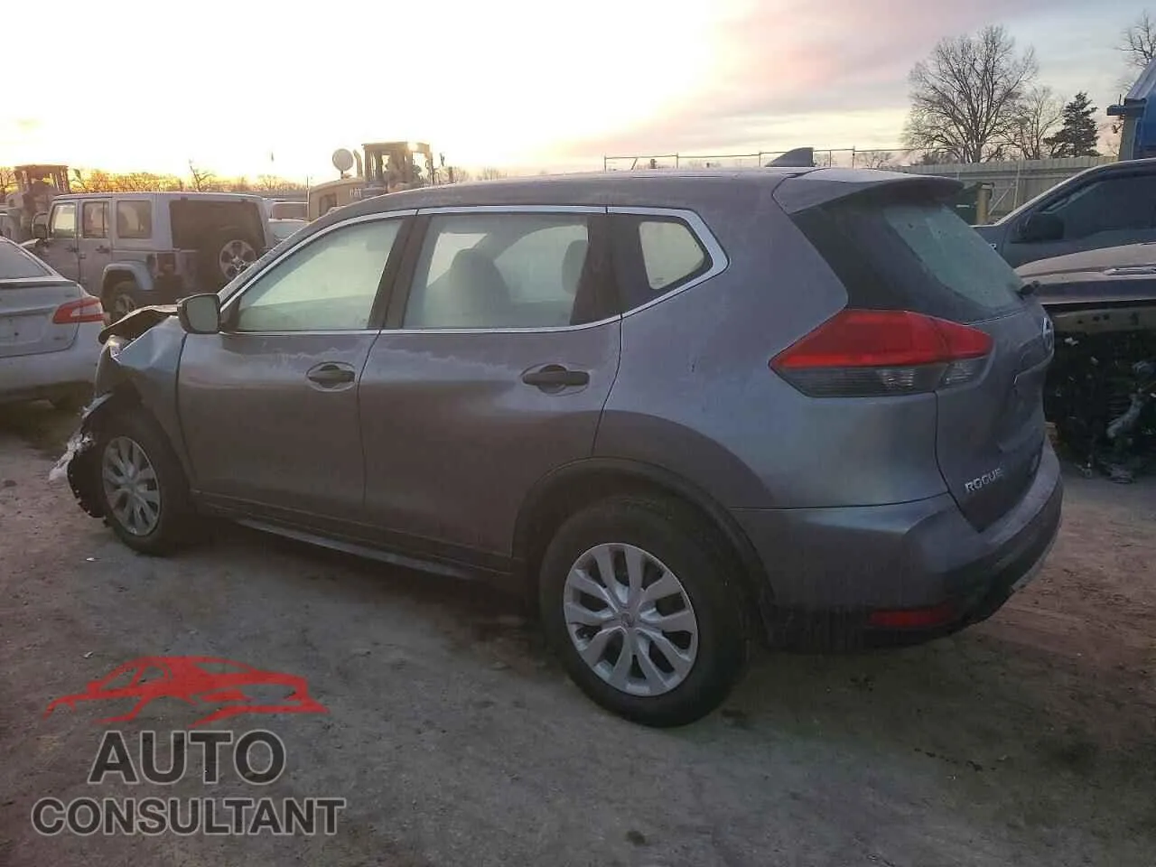 2017 NISSAN ROGUE Damaged VIN KNMAT2MV7HP558685 – rear exterior