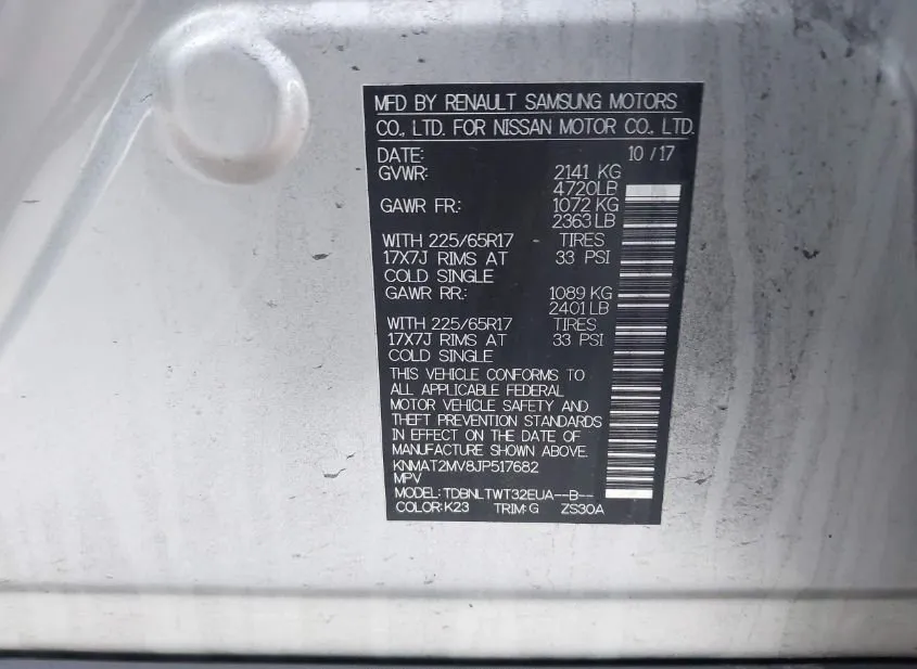 2018 NISSAN Rogue Used VIN KNMAT2MV8JP517682 – photo 19