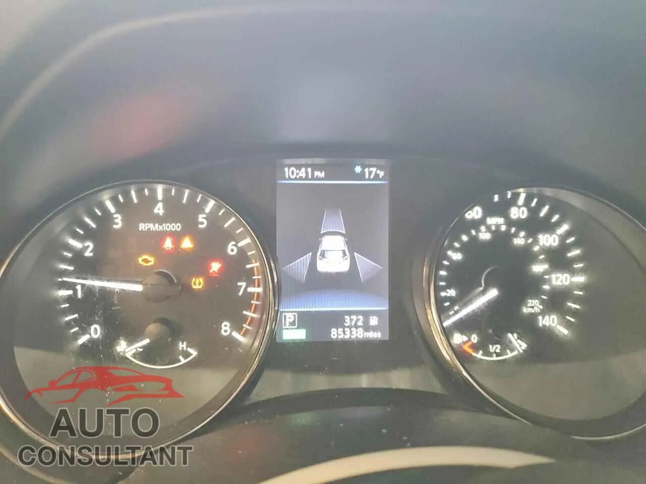 2020 NISSAN ROGUE Damaged VIN KNMAT2MVXLP517461 – trunk area