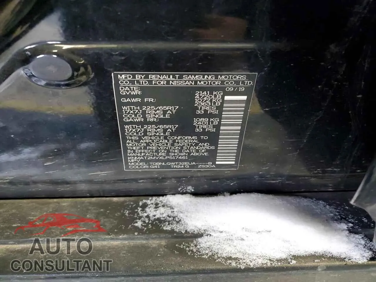 2020 NISSAN ROGUE Damaged VIN KNMAT2MVXLP517461 – photo 14