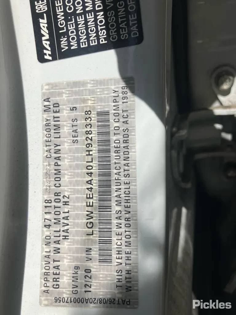 2020 Haval H2 Damaged VIN LGWEE4A40LH928338 – photo 27
