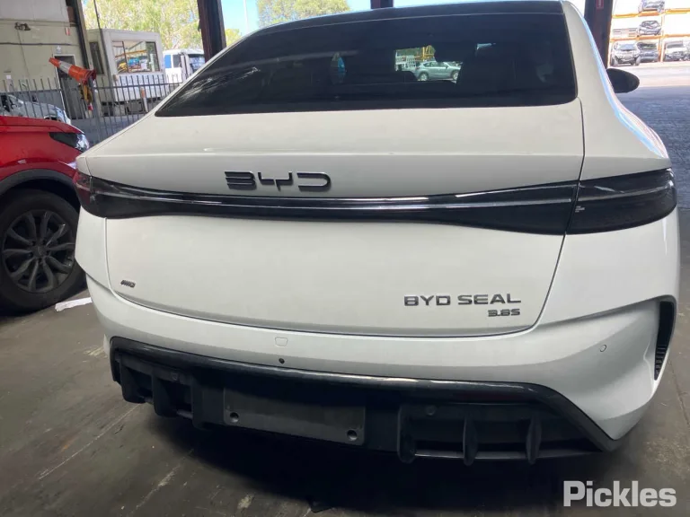 2024 BYD Seal Damaged VIN LGXCF6CD4R2080758 – side profile 2024 BYD Seal Damaged VIN LGXCF6CD4R2080758 – side profile