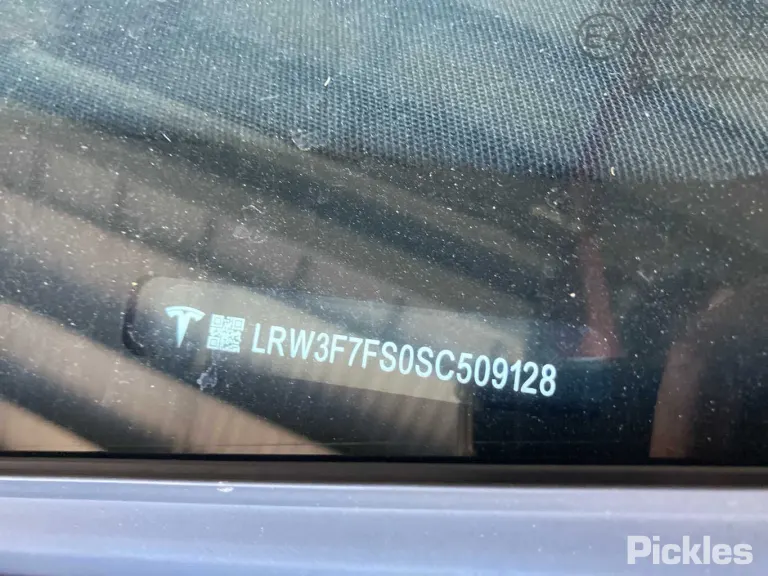 2025 TESLA Model 3 Damaged VIN LRW3F7FS0SC509128 – side profile