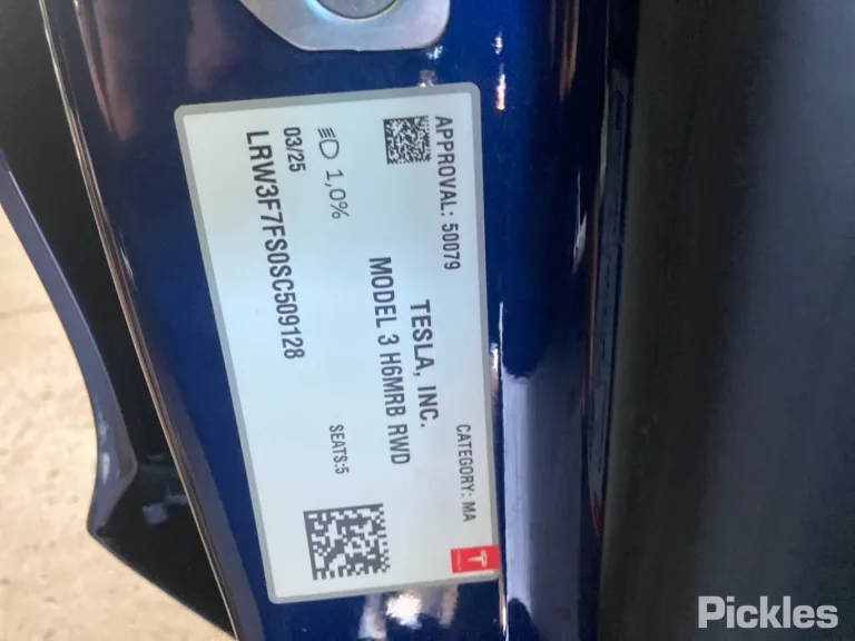 2025 TESLA Model 3 Damaged VIN LRW3F7FS0SC509128 – photo 13