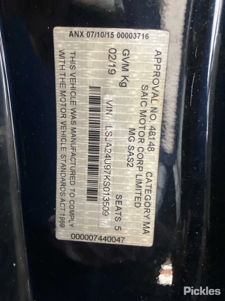 2019 MG GS Damaged VIN LSJA24U97KS013509 – photo 24