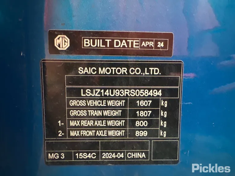2024 MG MG3 Damaged VIN LSJZ14U93RS058494 – photo 35 2024 MG MG3 Damaged VIN LSJZ14U93RS058494 – photo 35
