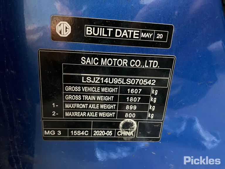 2020 MG MG3 Used VIN LSJZ14U95LS070542 – interior seats 2020 MG MG3 Used VIN LSJZ14U95LS070542 – interior seats