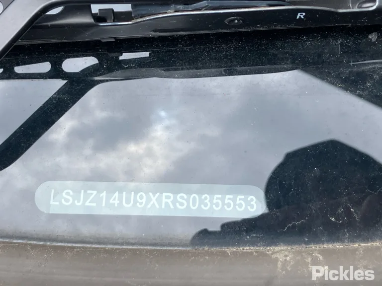 2024 MG MG3 Damaged VIN LSJZ14U9XRS035553 – odometer reading