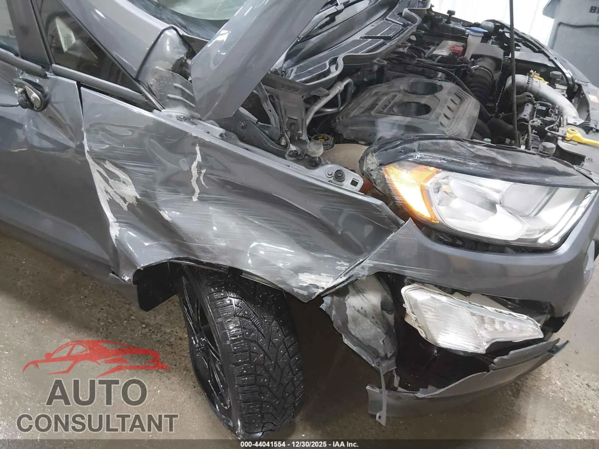2021 FORD ECOSPORT Damaged VIN MAJ6S3FL9MC418106 – engine bay
