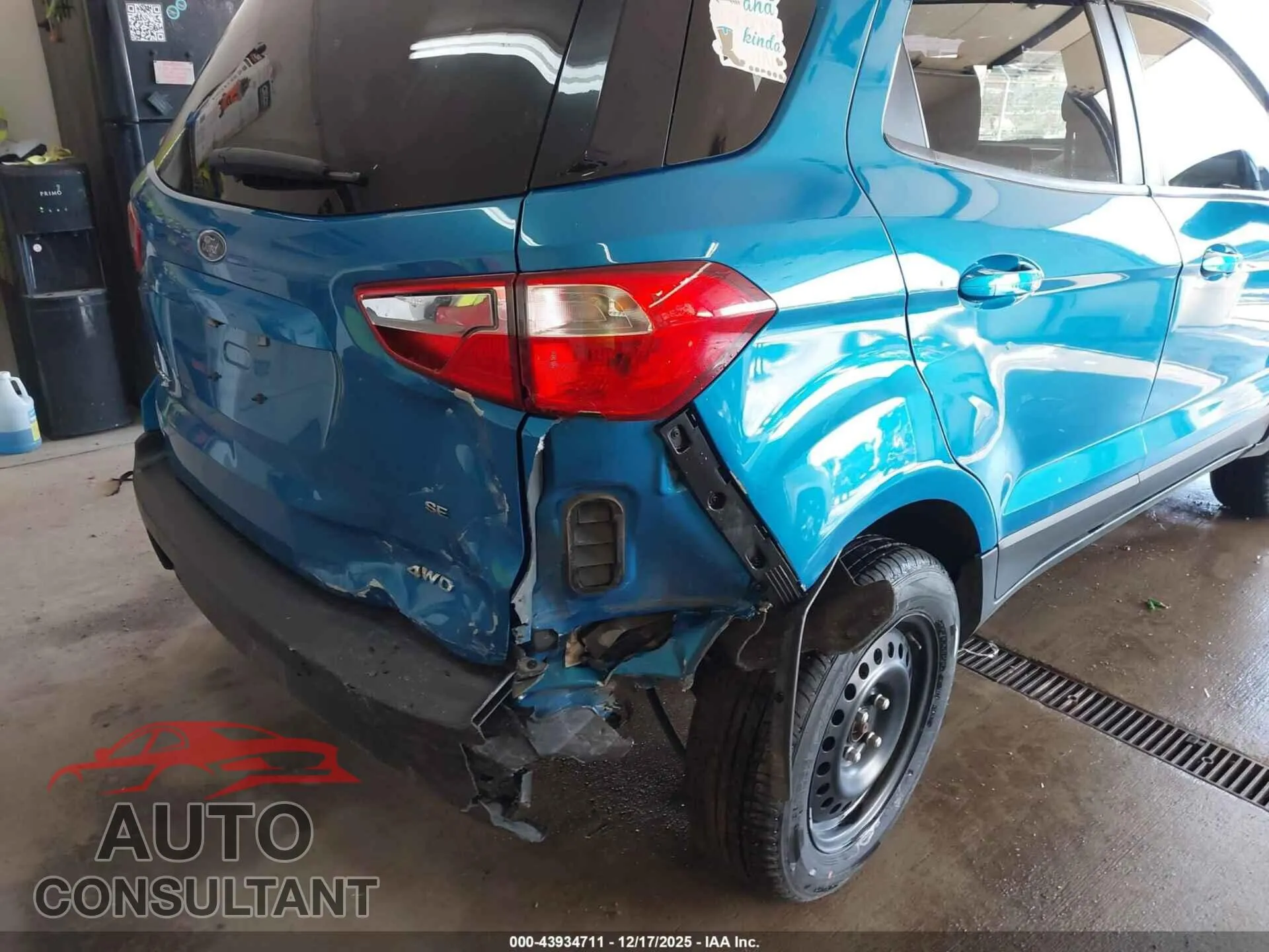 2019 FORD ECOSPORT Damaged VIN MAJ6S3GL7KC280612 – photo 19