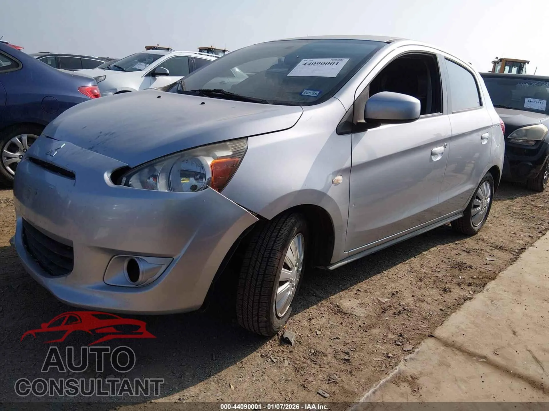 2015 MITSUBISHI MIRAGE Damaged VIN ML32A3HJ5FH040270 – rear exterior