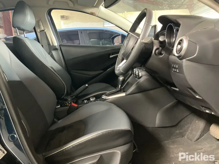 2022 Mazda 2 Damaged VIN MM0DJ2HAA0W839697 – undercarriage