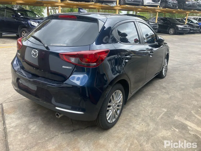 2022 Mazda 2 Damaged VIN MM0DJ2HAA0W839697 – engine bay