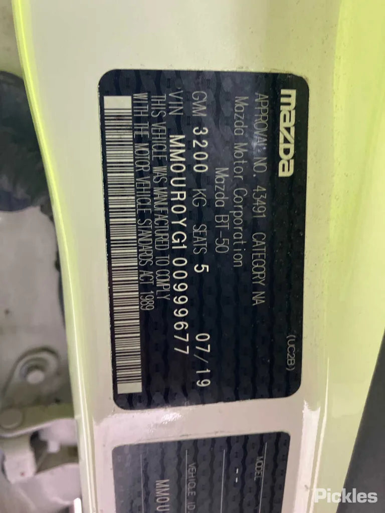 2019 Mazda BT-50 Damaged VIN MM0UR0YG100999677 – photo 25