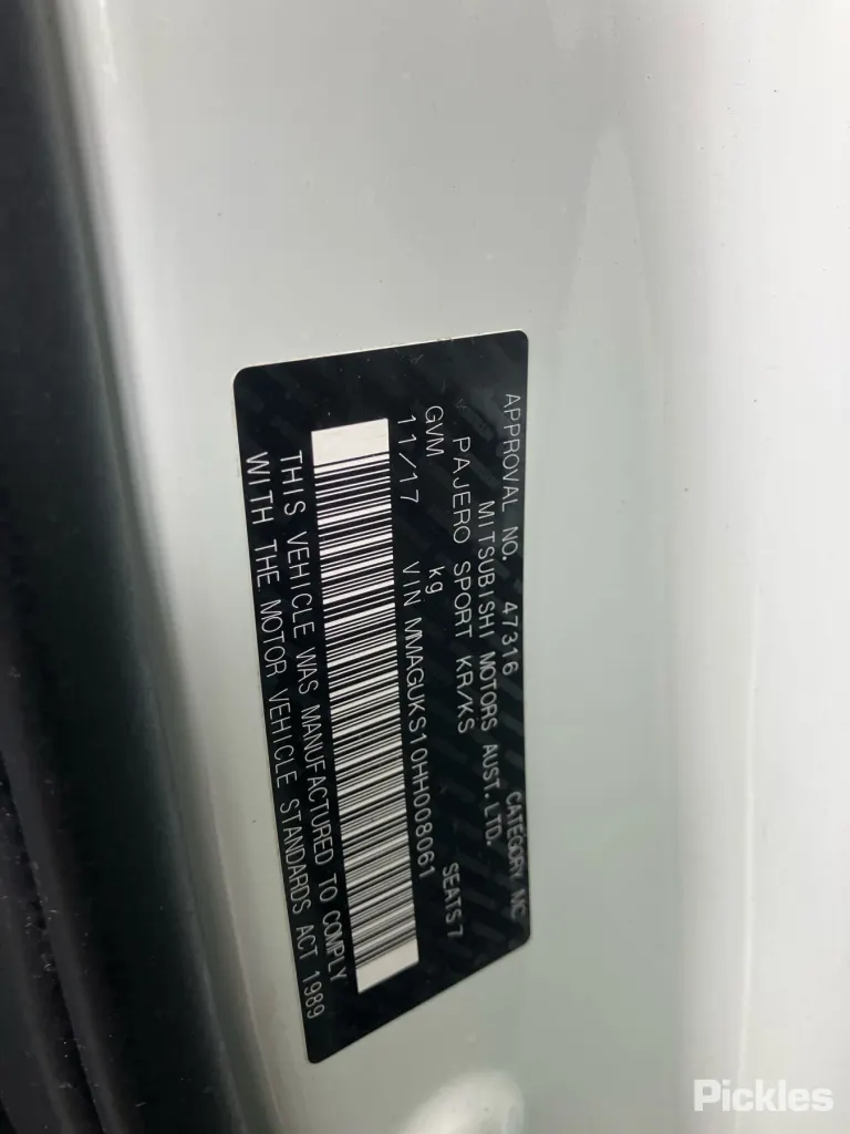 2017 Mitsubishi Pajero Sport Damaged VIN MMAGUKS10HH008061 – photo 24