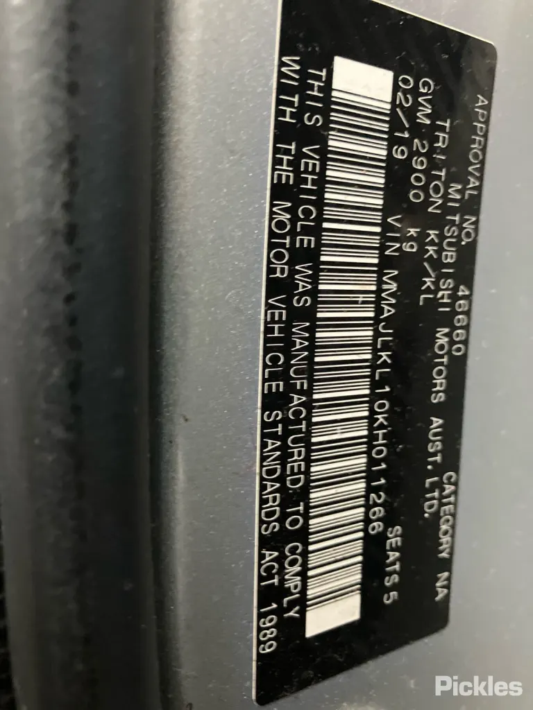 2019 Mitsubishi Triton Damaged VIN MMAJLKL10KH011266 – photo 15