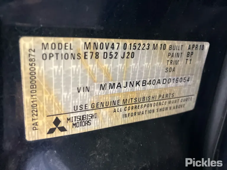 2010 Mitsubishi Triton Damaged VIN MMAJNKB40AD016054 – photo 15