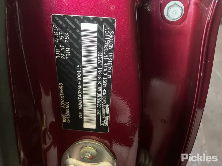 2018 Mitsubishi Mirage Used VIN MMAXTA03AKH000418 – engine bay