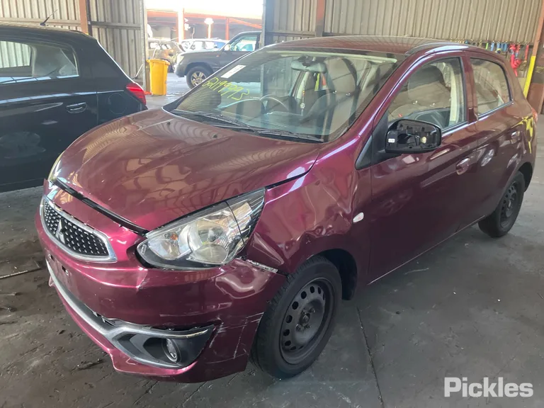2018 Mitsubishi Mirage Used VIN MMAXTA03AKH000418 – trunk area