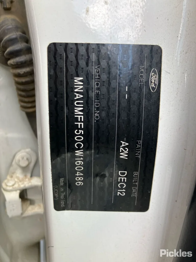 2013 Ford Ranger Damaged VIN MNAUMFF50CW160486 – engine bay