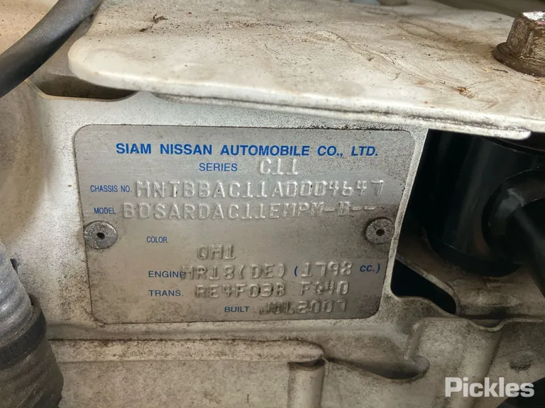 2007 Nissan Tiida Used VIN MNTBBAC11A0004647 – photo 12