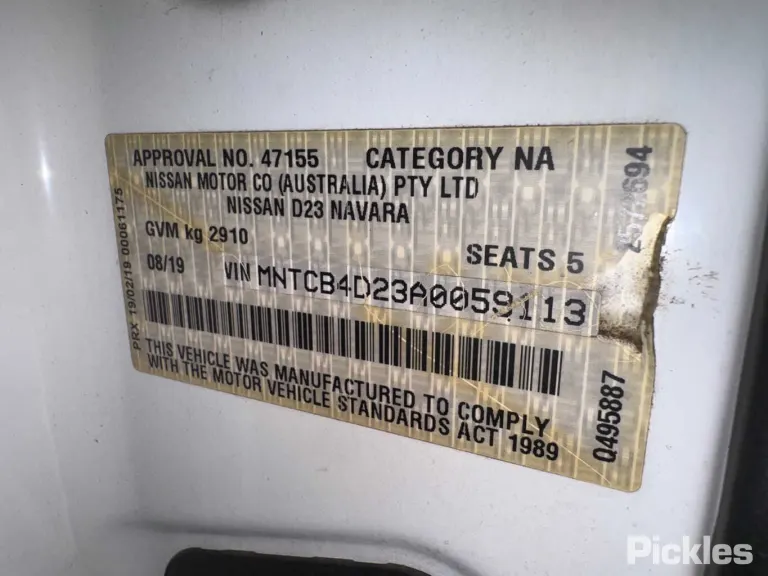 2019 Nissan Navara Damaged VIN MNTCB4D23A0059113 – photo 11