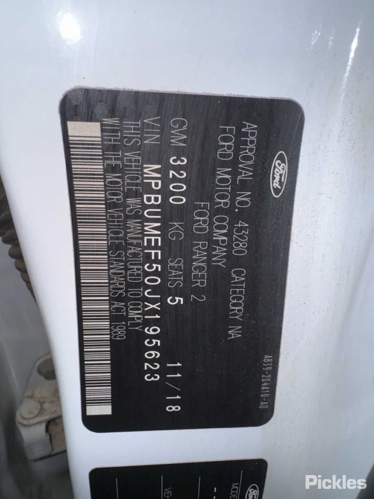2018 Ford Ranger Damaged VIN MPBUMEF50JX195623 – photo 14
