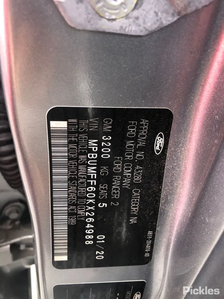 2020 Ford Ranger Used VIN MPBUMFF60KX264988 – exterior detail