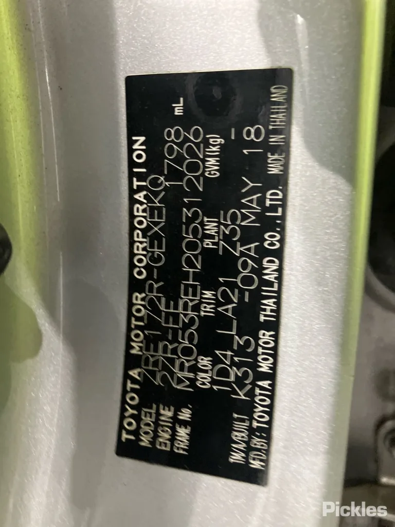 2018 Toyota Corolla Damaged VIN MR053REH205312026 – photo 20