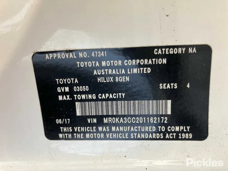 2017 Toyota Hilux Used VIN MR0KA3CC201162172 – photo 30