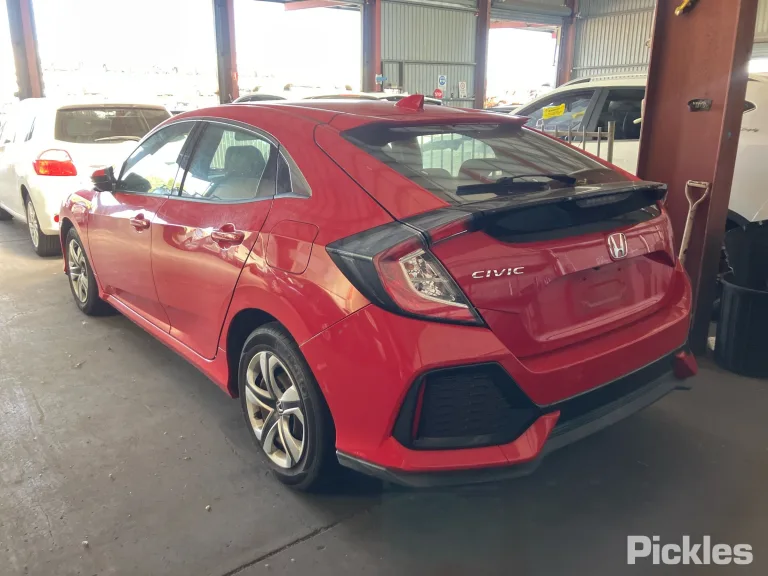 2019 Honda Civic Damaged VIN MRHFK5850JT071497 – exterior detail 2019 Honda Civic Damaged VIN MRHFK5850JT071497 – exterior detail